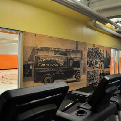 Fitness Formula Clubs Historical Photo Mural