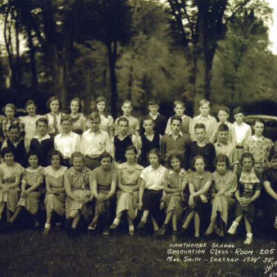 Hawthorne School students
