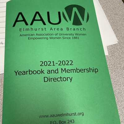 AAUW Elmhurst Branch Yearbook and Membership Directory 2021-22