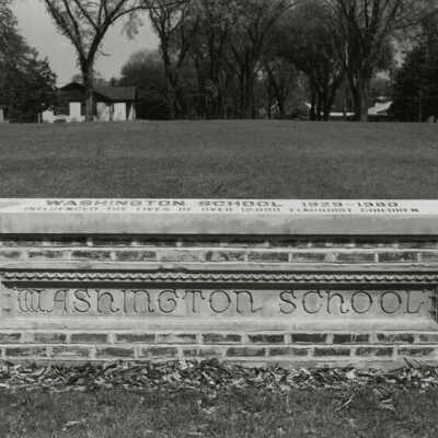 Washington School Stone Lintel