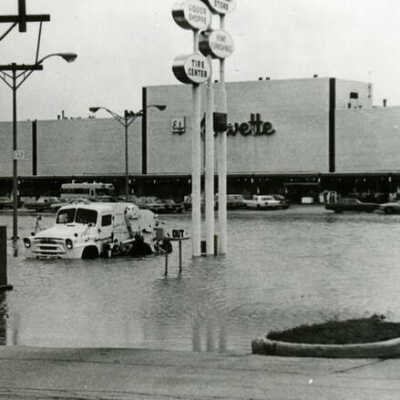 Flood 1966, St. Charles Road and Route 83