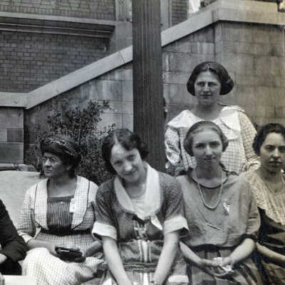 Church Goers at St. John's Evangelical Church