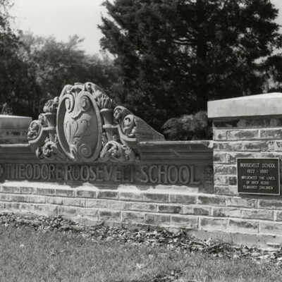 Roosevelt School Stone Lintel
