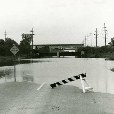 Flood 1972, Salt Creek at Route 83