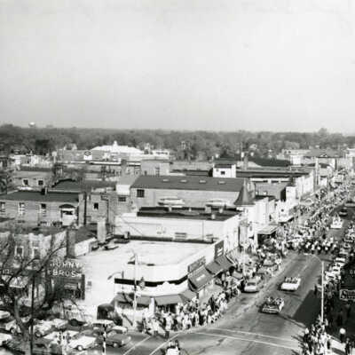 YCHS Homecoming parade, 1964