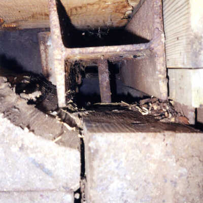 Mount Emblem Cemetery, windmill interior