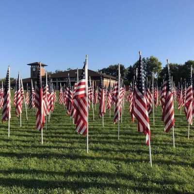 9/11 Memorial Flags at York Commons Park
