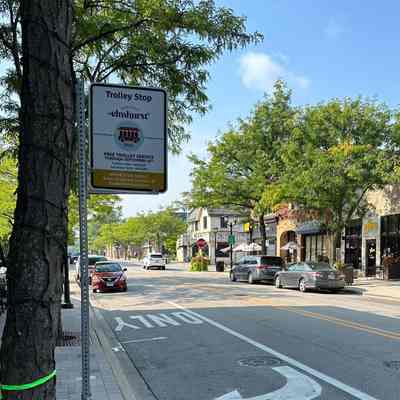 Explore Elmhurst Trolley Stop