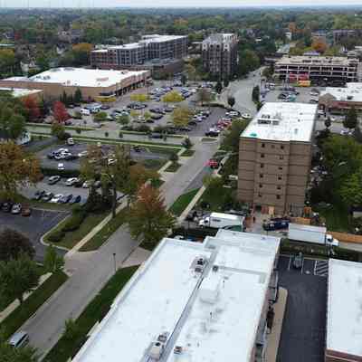 Aerial View, Michigan Street and Elmhurst Avenue