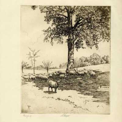 Print, Lee Sturges Etching