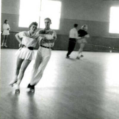 Skaters at the Elm Skating Club