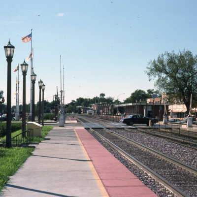 Chicago & North Western Railroad tracks
