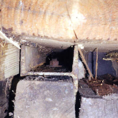 Mount Emblem Cemetery, windmill interior