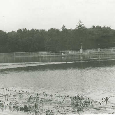 Flood 1972, Salt Creek flooding the sewer treatment plant at Rex & Crescent Streets
