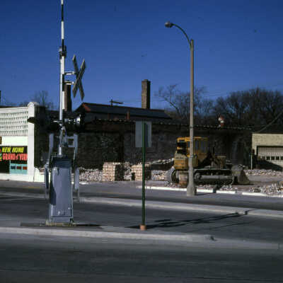 Schram Buick Garage at 147 W. First Street, demolition