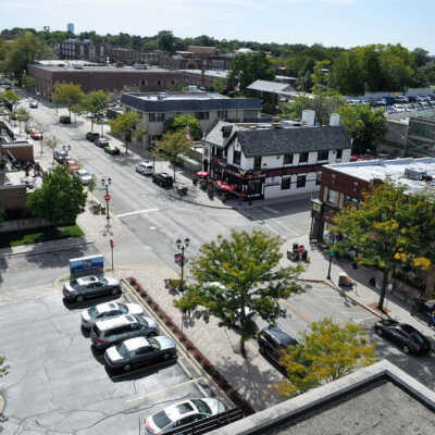 View from 105 S. York Street Rooftop