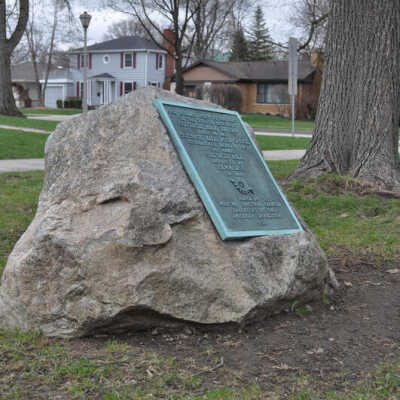 Hill Cottage Commemorative Boulder