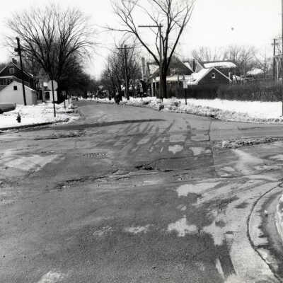 Third Street, looking west from Addison Avenue
