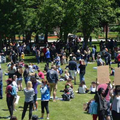 Elmhurst Family Walk for Racial Justice in Wilder Park
