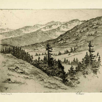 Print, Lee Sturges Etching