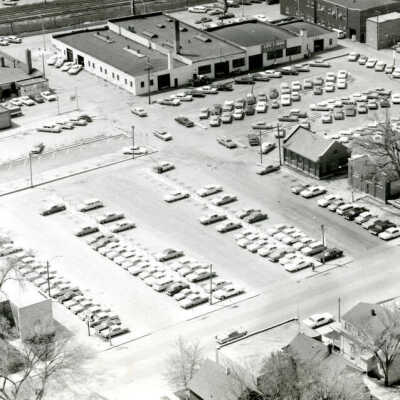 Aerial View of Downtown Elmhurst
