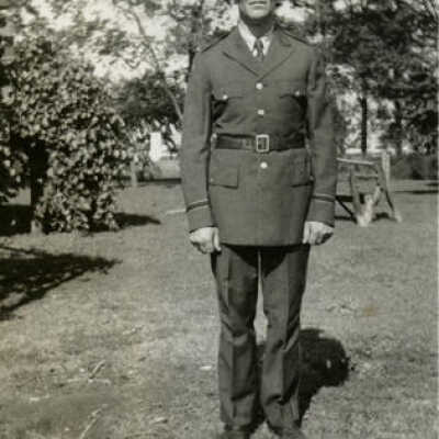 Carl Bucholz in Century of Progress Uniform
