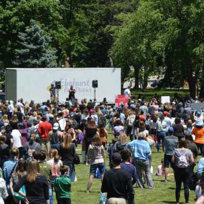 Elmhurst Family Walk for Racial Justice in Wilder Park
