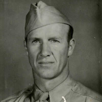 Fred Bucholz in Army uniform