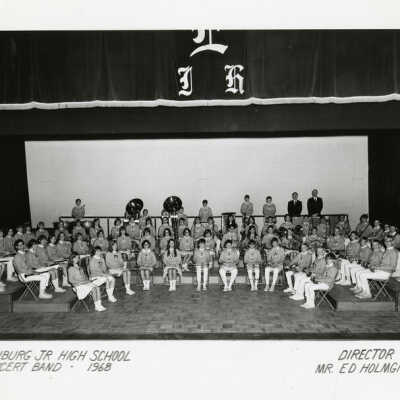 Sandburg Jr. High School, Concert Band, 1968