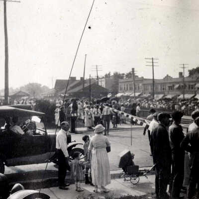 Warren G. Harding Funeral Train in Elmhurst