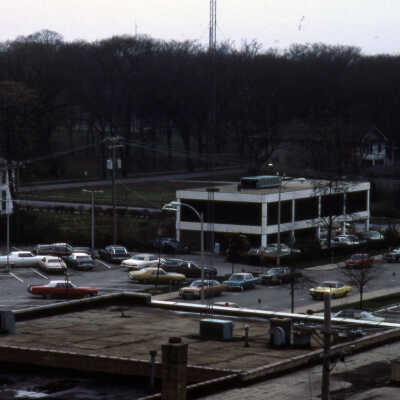 View of Elmhurst looking southwest from the roof of the Elmhurst National Bank Building