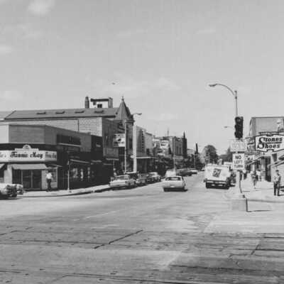York Street looking north from First Street