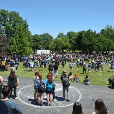Elmhurst Family Walk for Racial Justice in Wilder Park