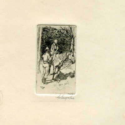 Print, Lee Sturges Etching