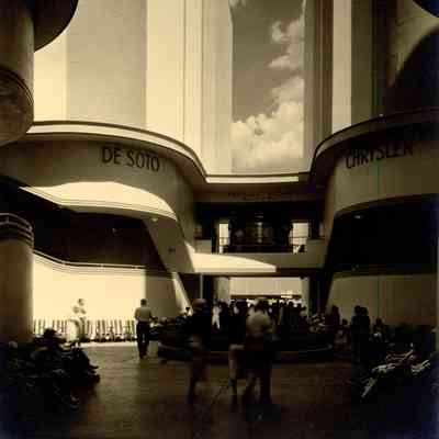Century of Progress Chrysler Motors Building Courtyard