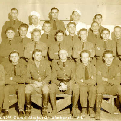 Civilian Conservation Corps Camp Elmhurst Group Portrait