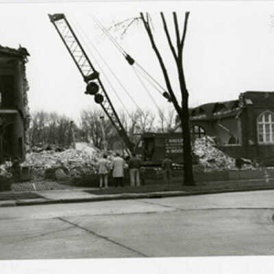Demolition of Washington Elementary School