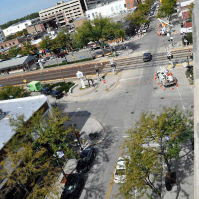 View from 105 S. York Street Rooftop