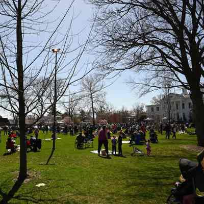 Eclipse Viewing in Wilder Park