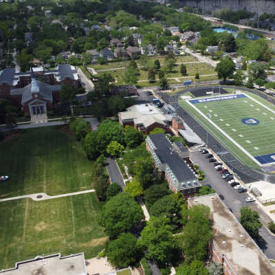 Aerial View of Elmhurst University