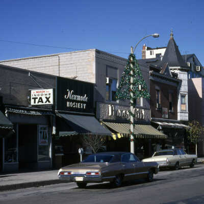 N. York Street, looking north