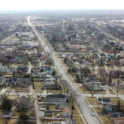 Aerial View, S. York Street
