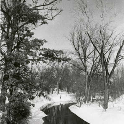 Salt Creek, winter scene