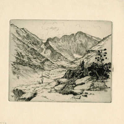 Print, Lee Sturges Etching