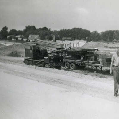 Expressway construction, North Avenue and Lake Street
