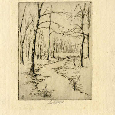 Print, Lee Sturges Etching