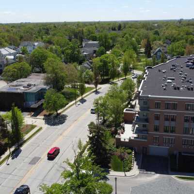 Aerial View of Robert Palmer Drive