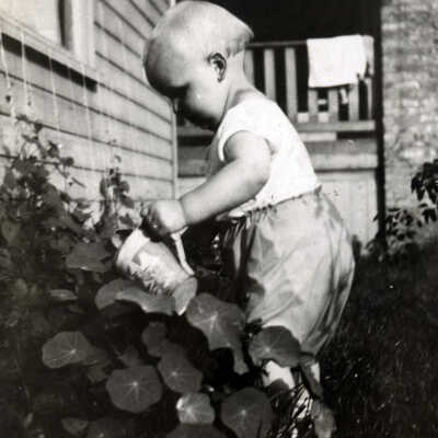 Child in a Garden