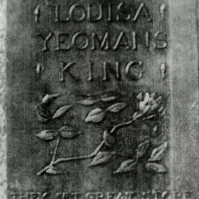 Grave of Louisa Yeomans King