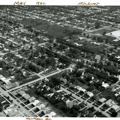 Aerial View of Elmhurst Parkside Subdivision